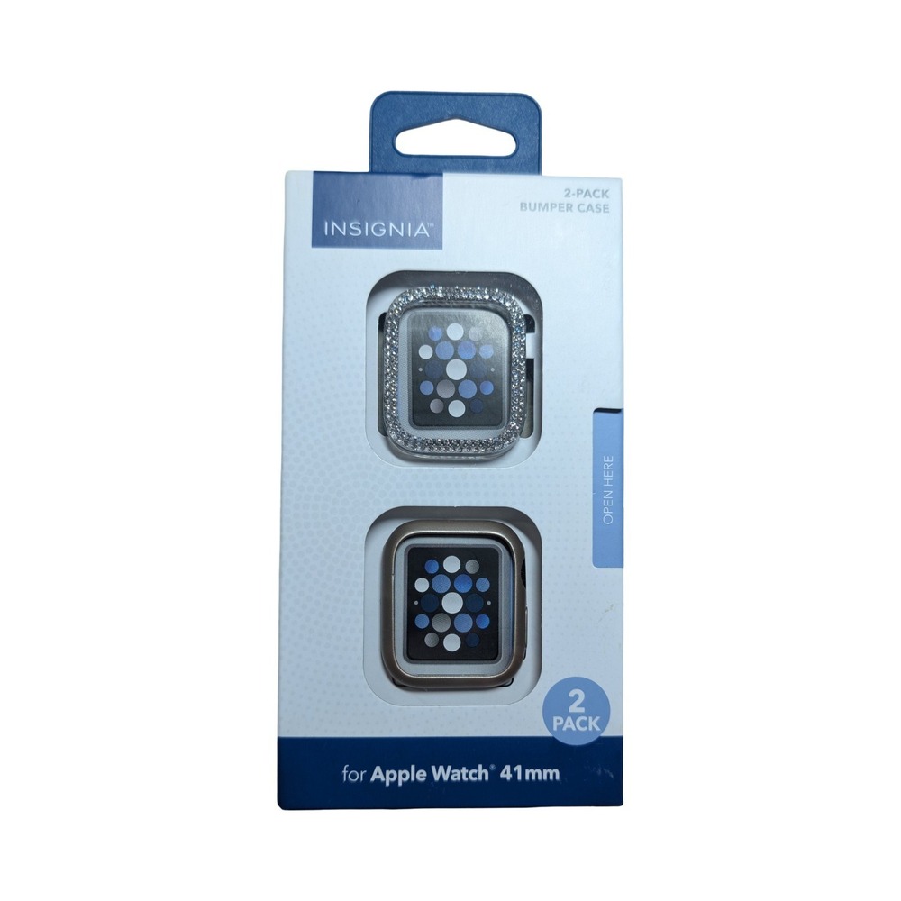 19-O Insignia Bumper Cases Apple Watch Protector 41mm (2-Pack) Bling/Champagne‎